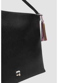 Karl Lagerfeld - KARL LAGERFELD Czarna shopperka damska Ikon Pebble Hobo. Kolor: czarny. Styl: casual, elegancki #3