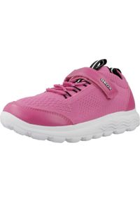 Geox - Buty GEOX J SPHERICA GIRL Rose. Kolor: różowy. Materiał: tkanina, syntetyk. Sport: turystyka piesza #1
