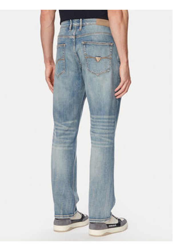 Guess Jeansy M6GAR7 D0866 Niebieski Regular Fit. Kolor: niebieski