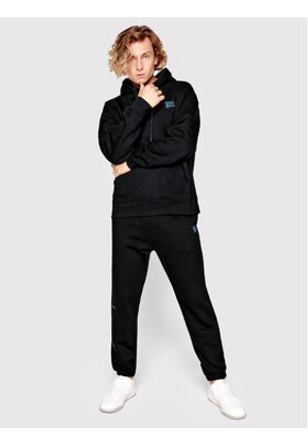 Sprandi Bluza SP22-BLM520 Czarny Regular Fit. Kolor: czarny. Materiał: bawełna