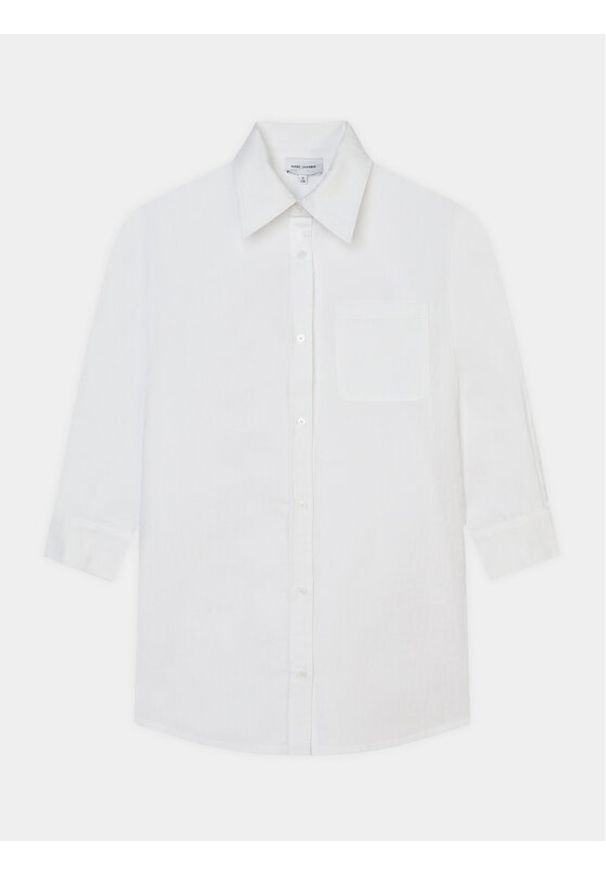 THE MARC JACOBS - The Marc Jacobs Sukienka koszulowa W60175 S Biały Regular Fit. Kolor: biały. Materiał: bawełna. Typ sukienki: koszulowe