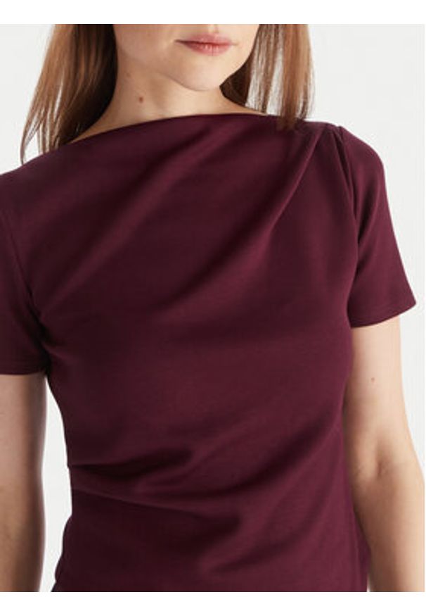 Vero Moda Bluzka Nelli 10335687 Fioletowy Regular Fit. Kolor: fioletowy. Materiał: wiskoza, syntetyk