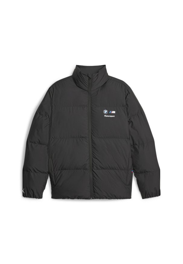 Kurtka Puma BMW MMS ESS Padded Jacket, Mężczyźni. Kolor: czarny. Materiał: materiał, poliester