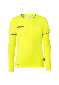 UHLSPORT - Dzieci Dres Piłka Nożna Uhlsport Save Gk Czarny. Kolor: żółty, wielokolorowy, czarny. Materiał: dresówka. Styl: młodzieżowy