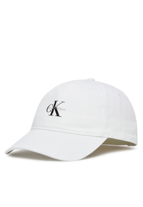 Czapka z daszkiem Calvin Klein. Kolor: biały