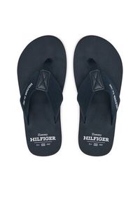 TOMMY HILFIGER - Tommy Hilfiger Japonki Hilfiger 85 Beach Sandal FM0FM05339 Granatowy. Kolor: niebieski. Materiał: materiał #4