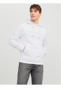 Jack & Jones - Jack&Jones Bluza 12233972 Biały Relaxed Fit. Kolor: biały. Materiał: syntetyk, bawełna