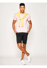 Polo Ralph Lauren T-Shirt 710671438 Różowy Custom Slim Fit. Typ kołnierza: polo. Kolor: różowy. Materiał: bawełna #3