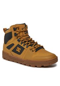 DC Shoes Sneakersy Pure Ht Wr ADYB100018 Brązowy. Kolor: brązowy. Materiał: skóra #4