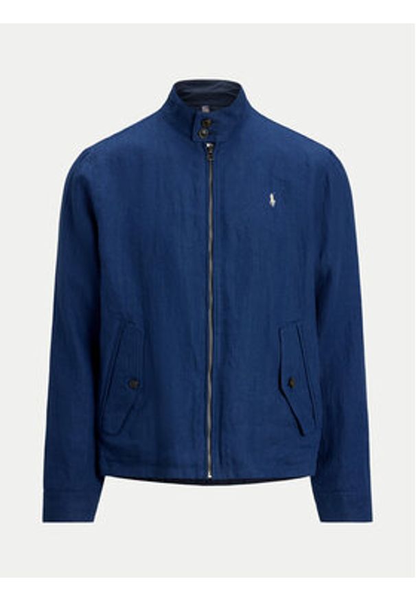 Polo Ralph Lauren Kurtka przejściowa 710962187002 Granatowy Regular Fit. Typ kołnierza: polo. Kolor: niebieski. Materiał: syntetyk