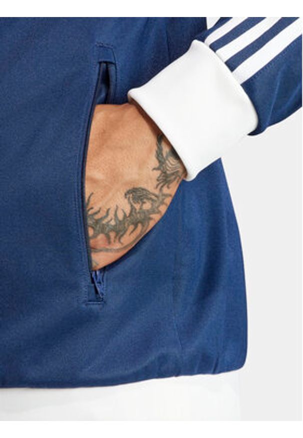 Adidas - adidas Bluza adicolor Classics Beckenbauer IP0418 Niebieski Slim Fit. Kolor: niebieski. Materiał: bawełna