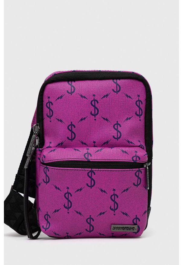 SPRAYGROUND - Sprayground saszetka kolor różowy. Kolor: różowy
