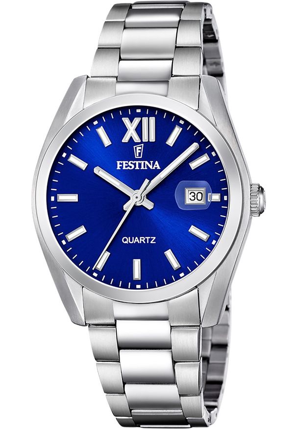 Zegarek męski Festina F20707-4 srebrny. Kolor: srebrny