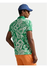 Polo Ralph Lauren Polo 710B13529001 Zielony Slim Fit. Typ kołnierza: polo. Kolor: zielony. Materiał: bawełna #2