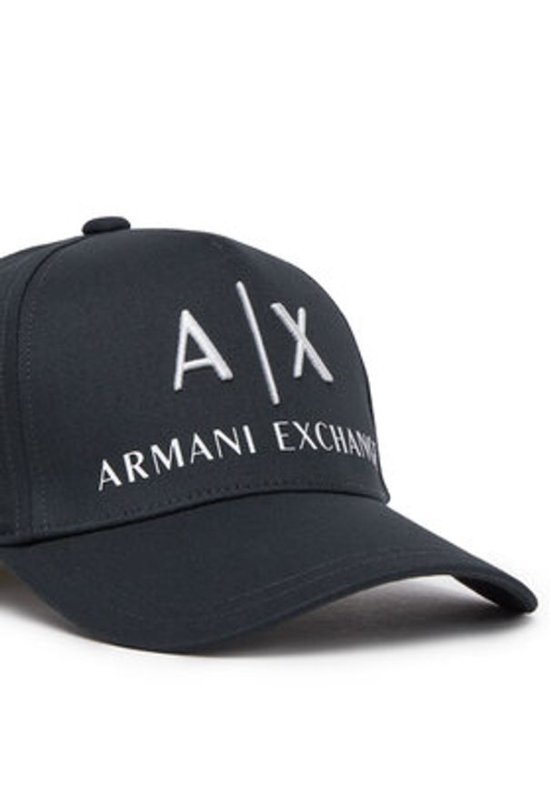 Armani Exchange Czapka z daszkiem 954039 CC513 UB001 Czarny. Kolor: czarny. Materiał: bawełna, materiał