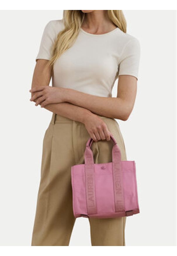 Lauren Ralph Lauren - LAUREN RALPH LAUREN Torebka Stevie 431962612004 Różowy. Kolor: różowy