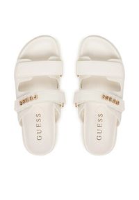 Guess Klapki FLJFAX ELE03 Écru. Materiał: skóra #2