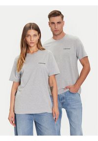 Guess Jeans T-Shirt M5BI78 K8FQ4 Szary Regular Fit. Kolor: szary. Materiał: bawełna