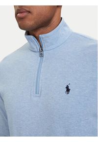 Polo Ralph Lauren Bluza 710812963005 Niebieski jasny Regular Fit. Typ kołnierza: polo. Kolor: niebieski. Materiał: bawełna #4
