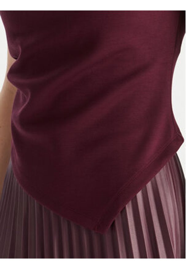 Vero Moda Bluzka Nelli 10335687 Fioletowy Regular Fit. Kolor: fioletowy. Materiał: wiskoza