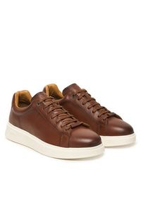 BOSS Sneakersy Bulton 50557820 Brązowy. Kolor: brązowy. Materiał: skóra #2