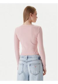 Guess Kardigan V6RP06 K8RT2 Różowy Regular Fit. Kolor: różowy. Materiał: wiskoza #2