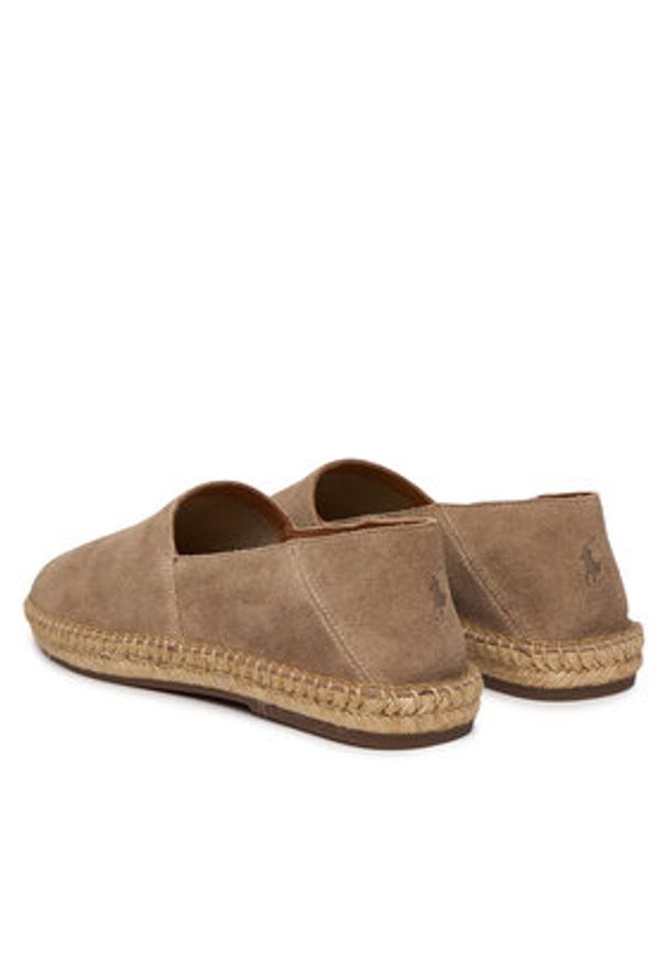 Polo Ralph Lauren Espadryle 803P07638003 Beżowy. Kolor: beżowy. Materiał: skóra, zamsz
