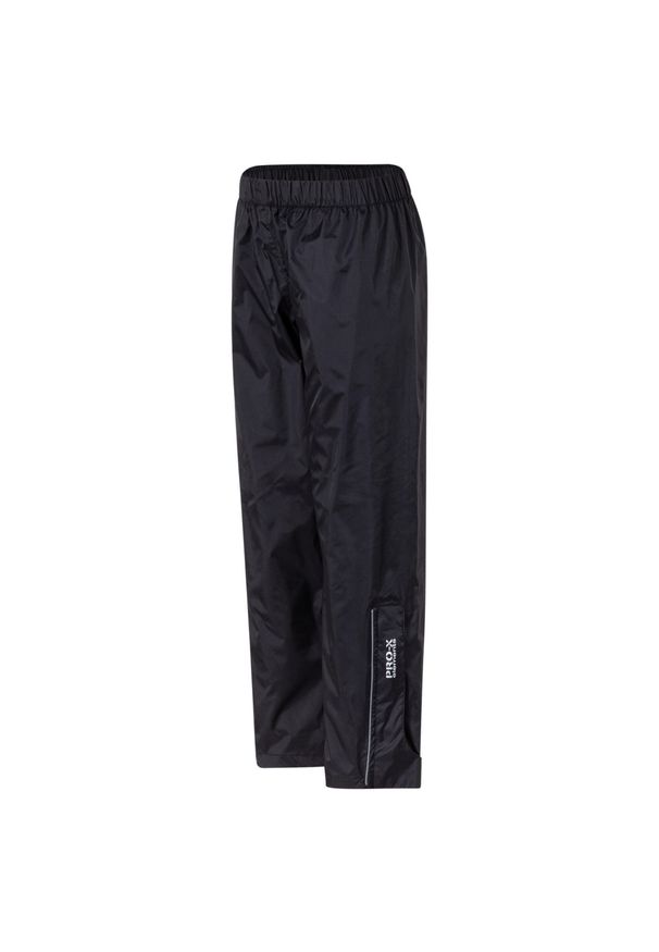 PRO-X ELEMENTS - Dziecięce spodnie przeciwdeszczowe Pro-X Elements Toma. Kolor: czarny. Sport: kolarstwo