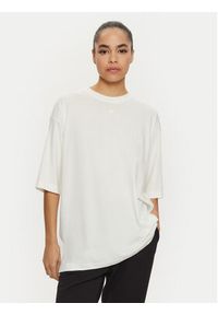Champion T-Shirt 117537 Écru Loose Fit. Materiał: bawełna #3