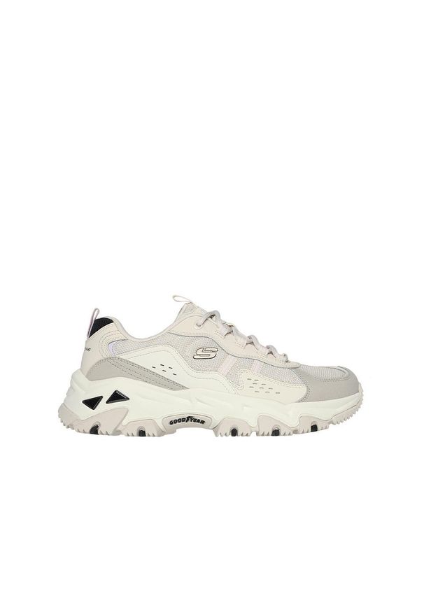skechers - Buty damskie SKECHERS D'Lites Hiker. Okazja: na co dzień. Kolor: beżowy. Materiał: tkanina