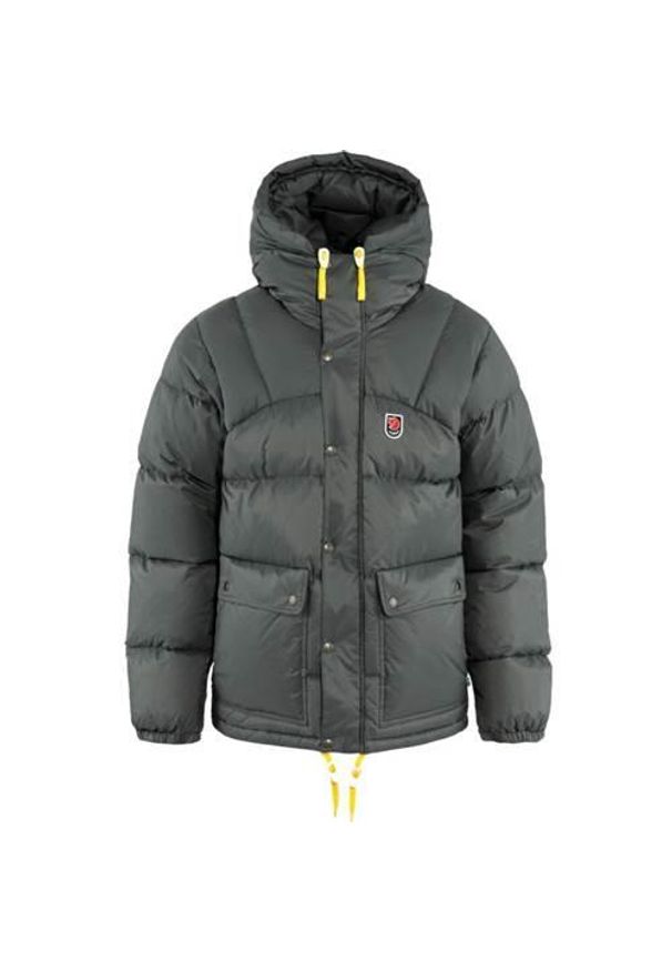 Fjällräven - Kurtka uniwersalna męska Fjallraven Expedition Down. Typ kołnierza: kaptur. Kolor: szary. Materiał: syntetyk. Sport: turystyka piesza