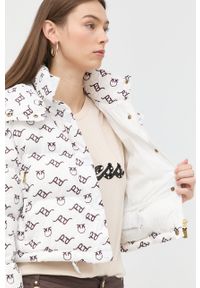 Pinko kurtka damska kolor biały zimowa. Okazja: na co dzień. Kolor: biały. Sezon: zima. Styl: casual #2