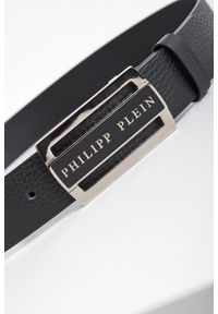 Philipp Plein - Pasek skórzany PHILIPP PLEIN. Materiał: skóra