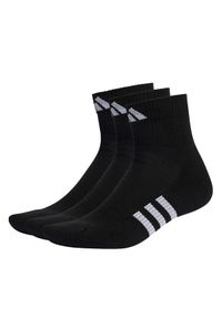 Adidas - adidas Zestaw 3 par niskich skarpet unisex Performance Cushioned Mid-Cut Socks 3 Pairs IC9519 Czarny. Kolor: czarny. Materiał: materiał #1