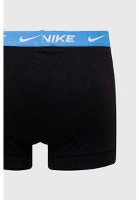 Nike bokserki męskie kolor niebieski. Kolor: niebieski. Materiał: tkanina, skóra, włókno #3