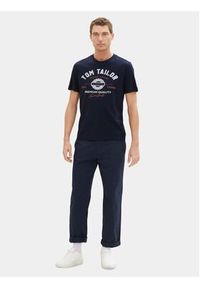 Tom Tailor T-Shirt 1037735 Granatowy Regular Fit. Kolor: niebieski. Materiał: bawełna #6