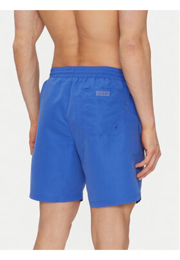 Guess Szorty kąpielowe F4GT01 WG282 Niebieski Regular Fit. Kolor: niebieski. Materiał: syntetyk