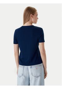 Guess T-Shirt V6RI17 KD741 Granatowy Regular Fit. Kolor: niebieski. Materiał: bawełna #5