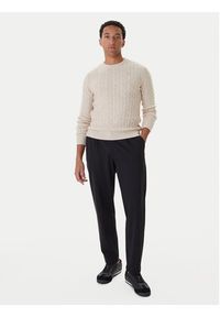 Kappa Sweter 63111DW Beżowy Regular Fit. Kolor: beżowy. Materiał: wełna #5