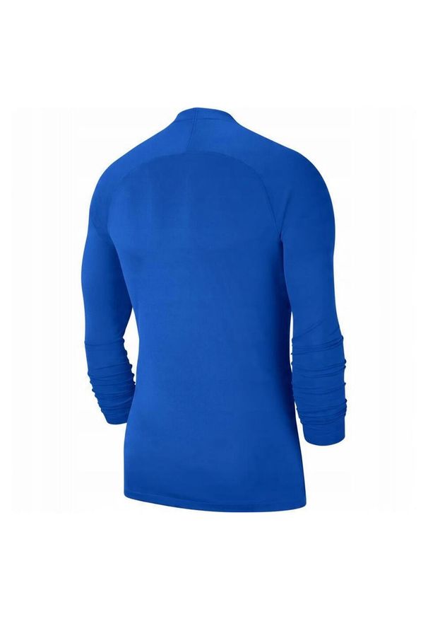 Nike - Bluza Męska Park DriFIT Base Layer Top. Kolor: niebieski. Sport: turystyka piesza