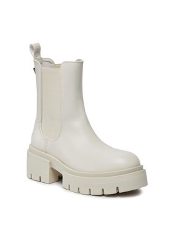 Guess Sztyblety Charlotte FLPCHA ELE10 Biały. Kolor: biały. Materiał: skóra