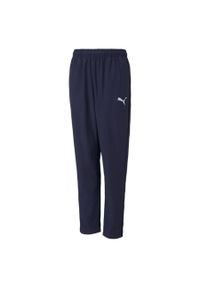 Puma Spodnie Teamrise Sideline Jr 65732906. Kolor: niebieski. Sport: piłka nożna #1