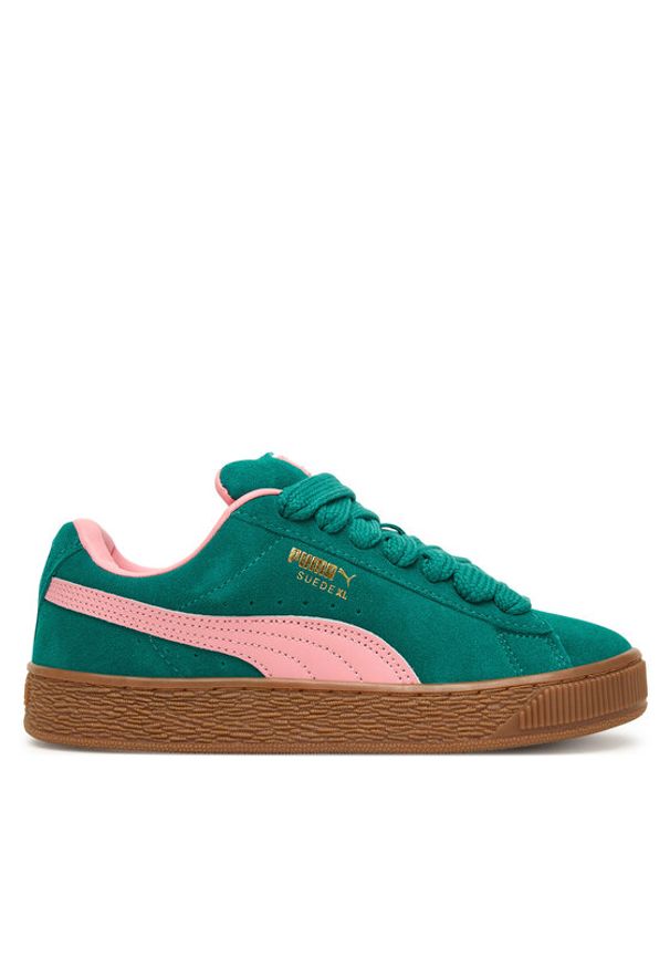Puma Sneakersy Suede Xl Jr 396577 36 Zielony. Kolor: zielony. Materiał: zamsz, skóra. Model: Puma Suede