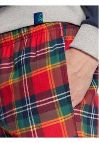 United Colors of Benetton - United Colors Of Benetton Spodnie piżamowe 45DZ4F005 Czerwony Regular Fit. Kolor: czerwony. Materiał: bawełna #3