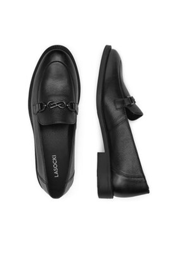 Lasocki Loafersy WI23-KILTY-05 Czarny. Kolor: czarny. Materiał: skóra