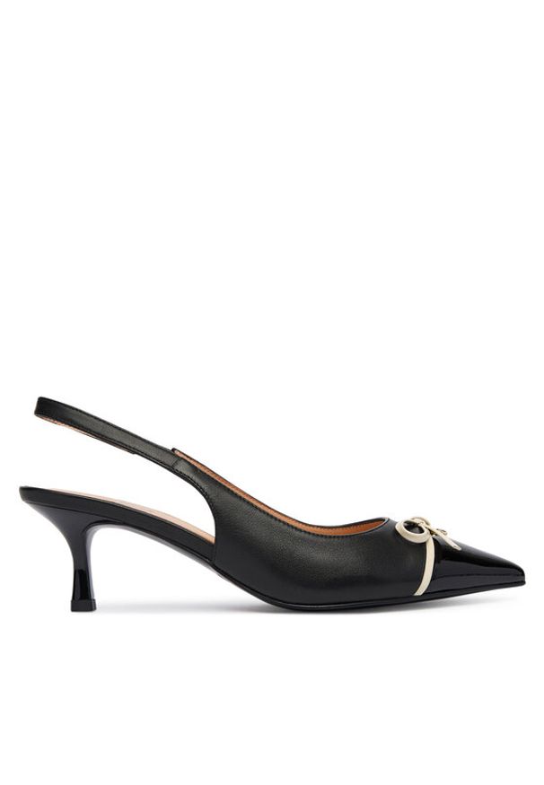 Love Moschino - LOVE MOSCHINO Czółenka JA10316G1OIE200A Czarny. Kolor: czarny. Materiał: skóra