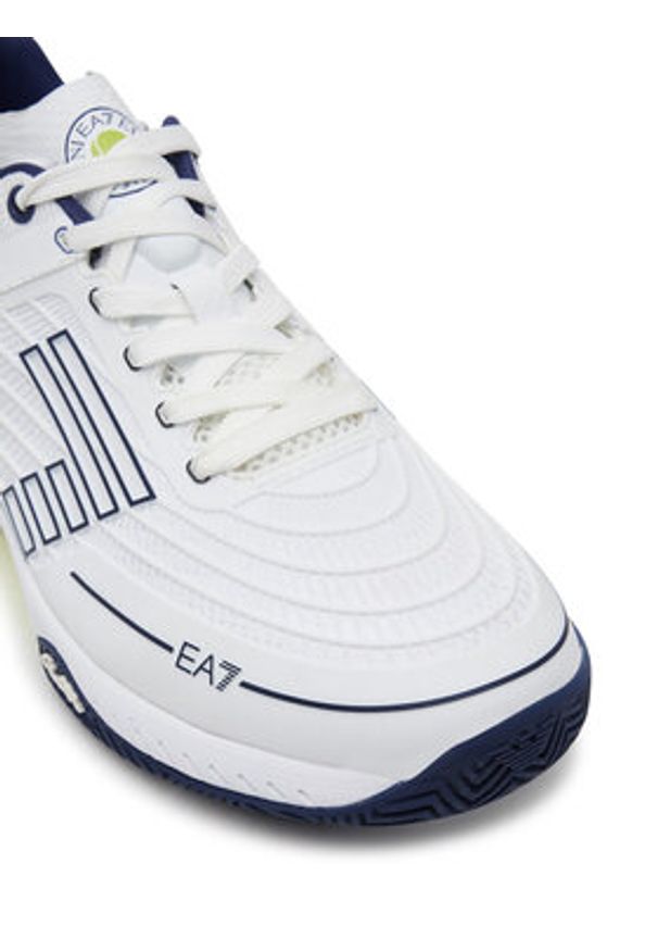 EA7 Emporio Armani Sneakersy X8X242 XK438 U451 Biały. Kolor: biały. Materiał: skóra