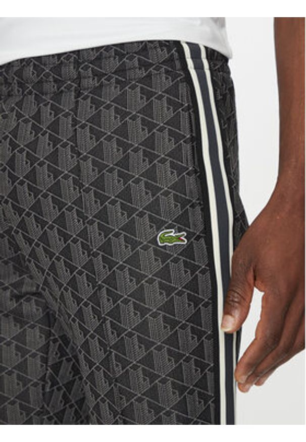 Lacoste Spodnie dresowe XH1440 Szary Regular Fit. Kolor: szary. Materiał: bawełna