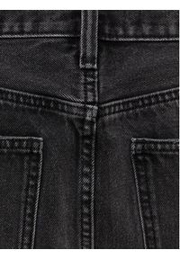mango - Mango Spódnica jeansowa Elena 77040365 Czarny Regular Fit. Kolor: czarny. Materiał: bawełna