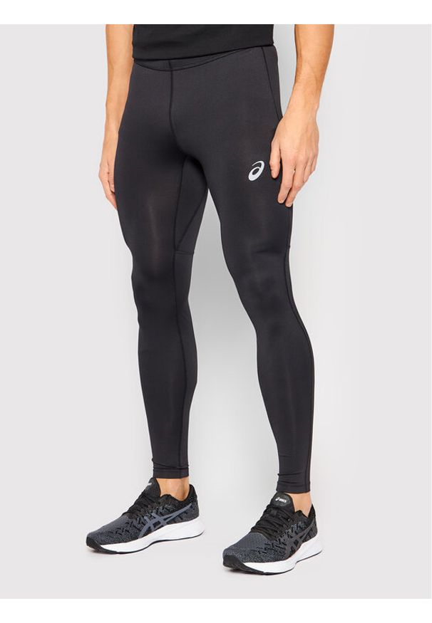 Asics Legginsy Core Tight 2011C345 Czarny Slim Fit. Kolor: czarny. Materiał: syntetyk